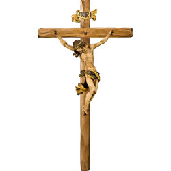 Cristo Barroco en cruz recta